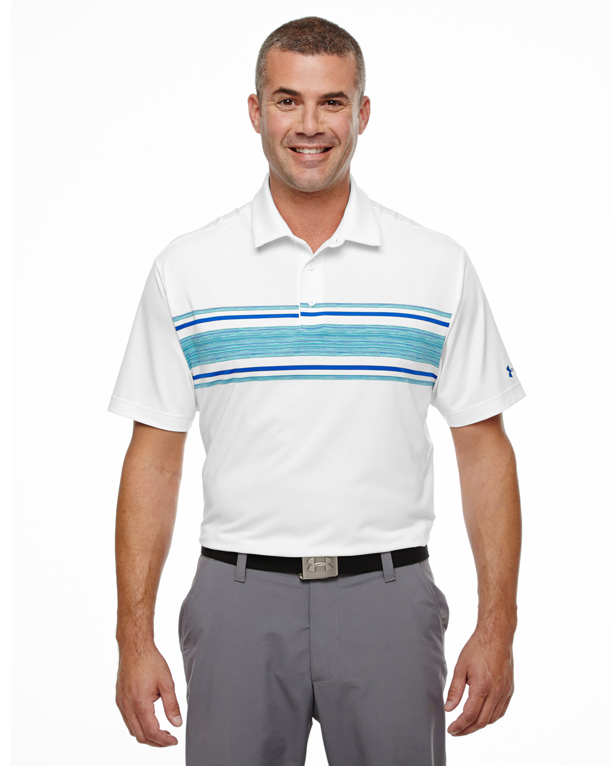 MENS UA PLAYOFF SPACE DYED POLO