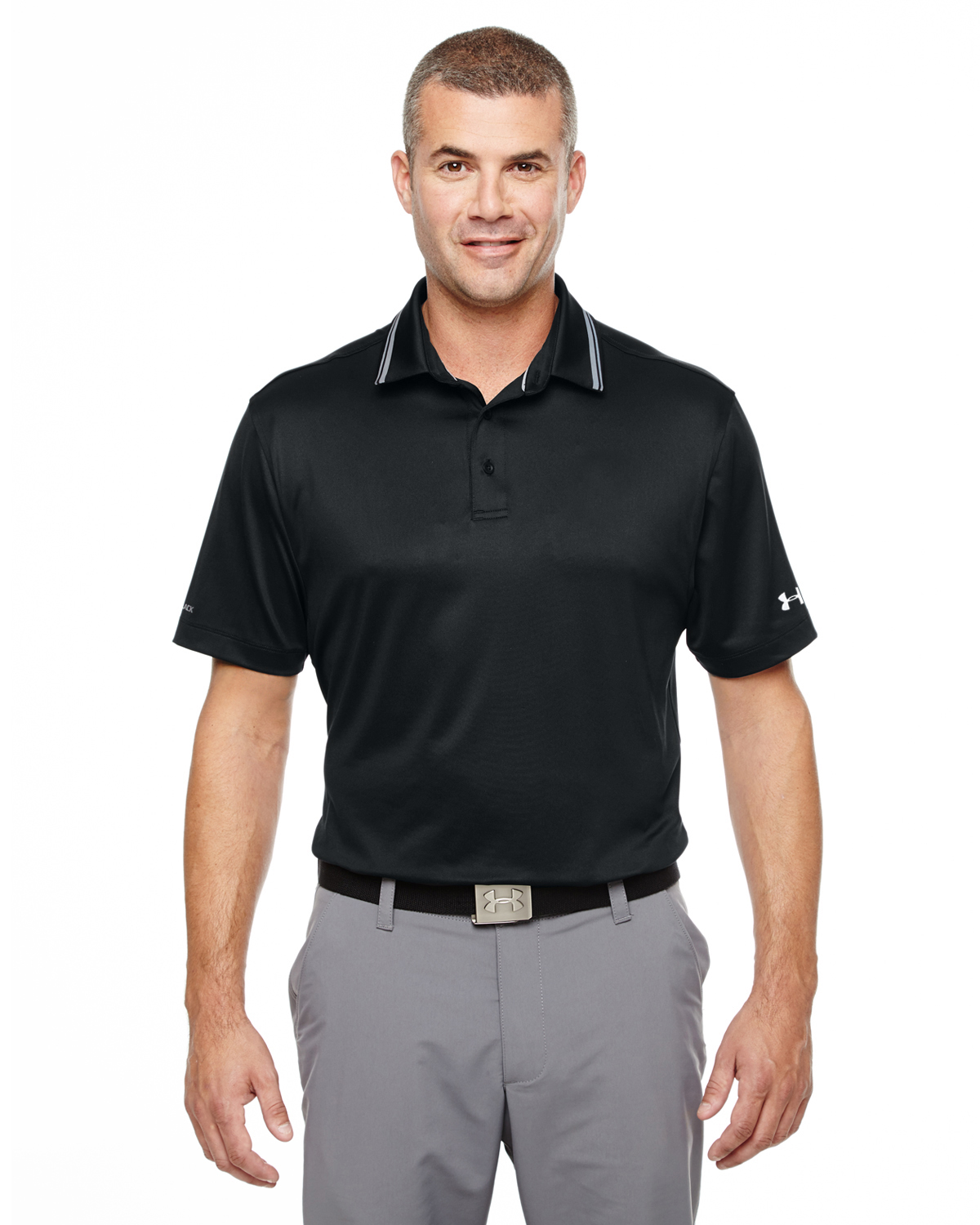 MENS UA coldblack ADDRESS POLO