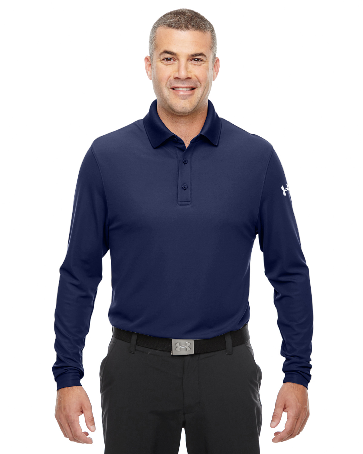 MENS UA PERFORMANCE LONG-SLEEVE POLO